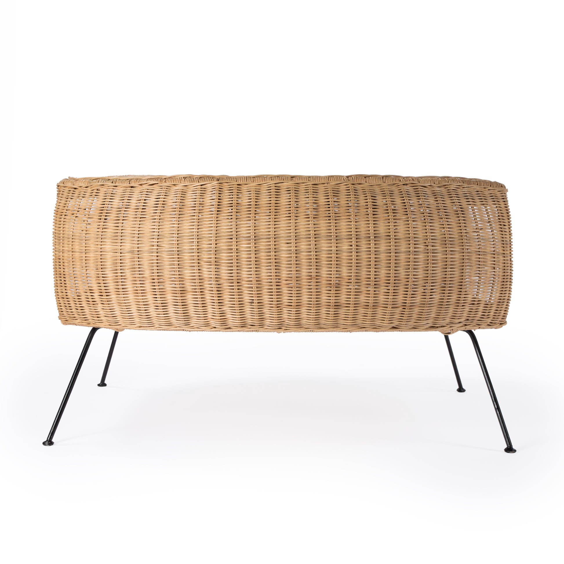 Butler Specialty Company Coralitta 37.5 in. W Rattan Coffee Table, Light Brown