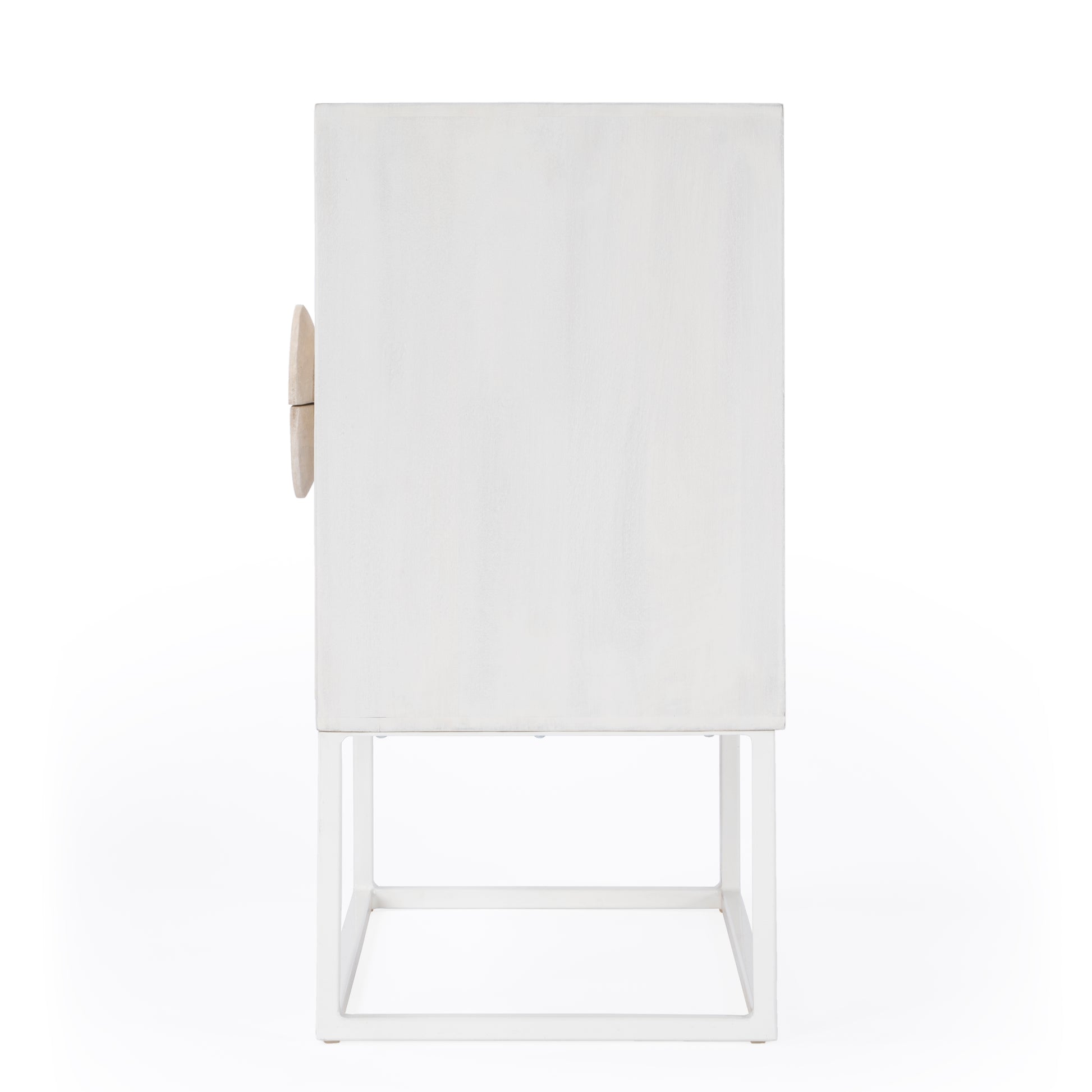 Butler Specialty Company Lennasa 17.75 in. W Rectangular Wood 2 Drawer Nightstand, White
