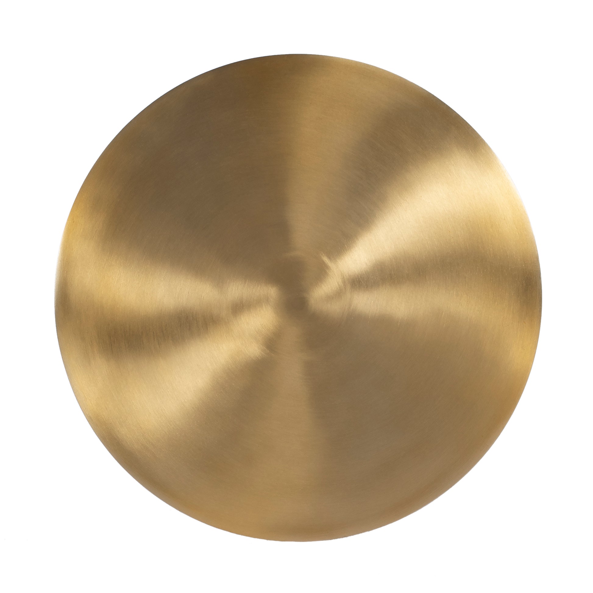 Butler Specialty Company Givanna 11.75 in. W Round All Metal Pedestal Base Side Table, Gold