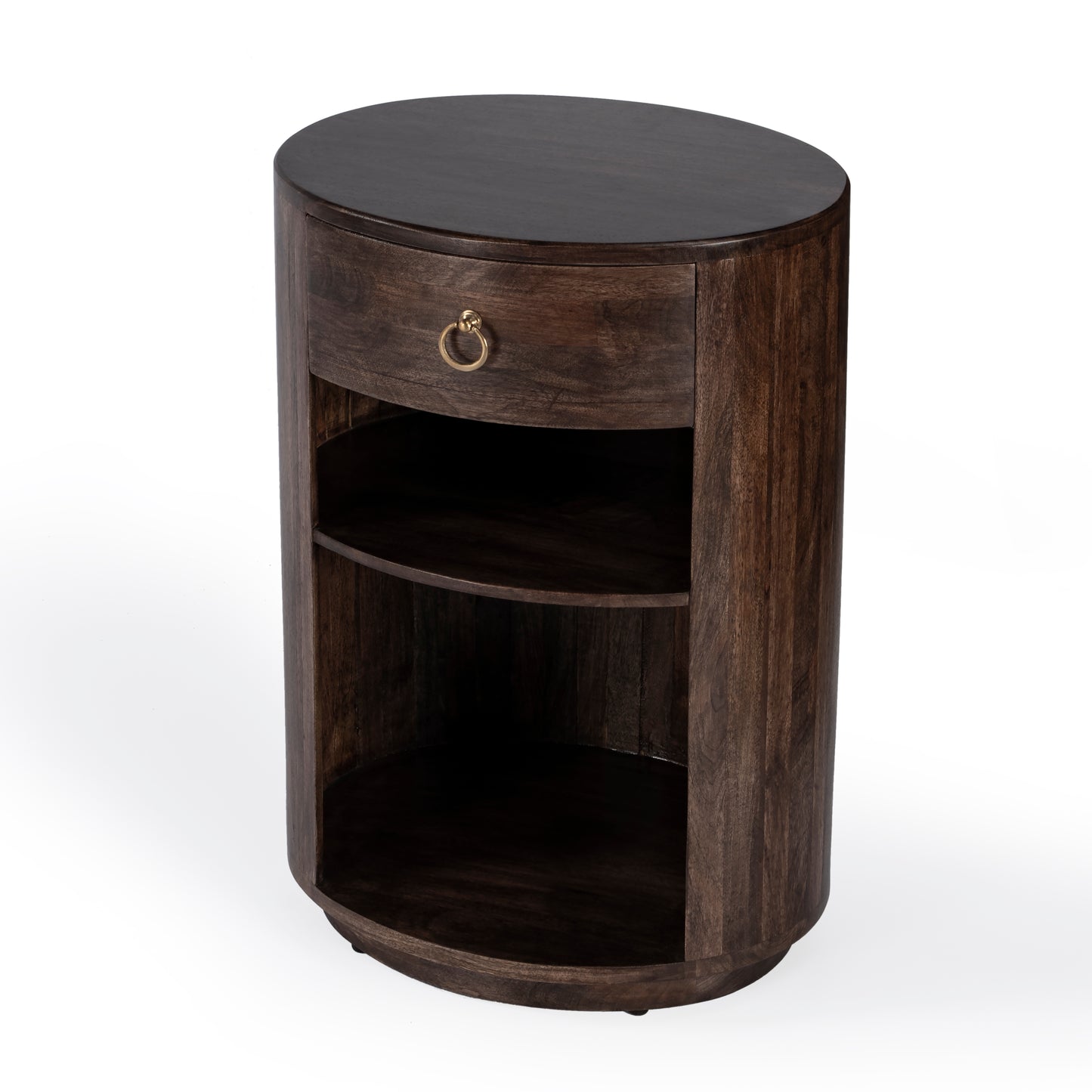 Carnolitta One Drawer End Table in Dark Brown 5595354