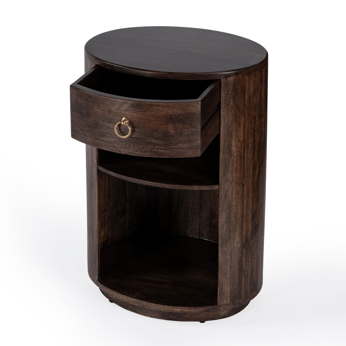 Carnolitta One Drawer End Table in Dark Brown 5595354