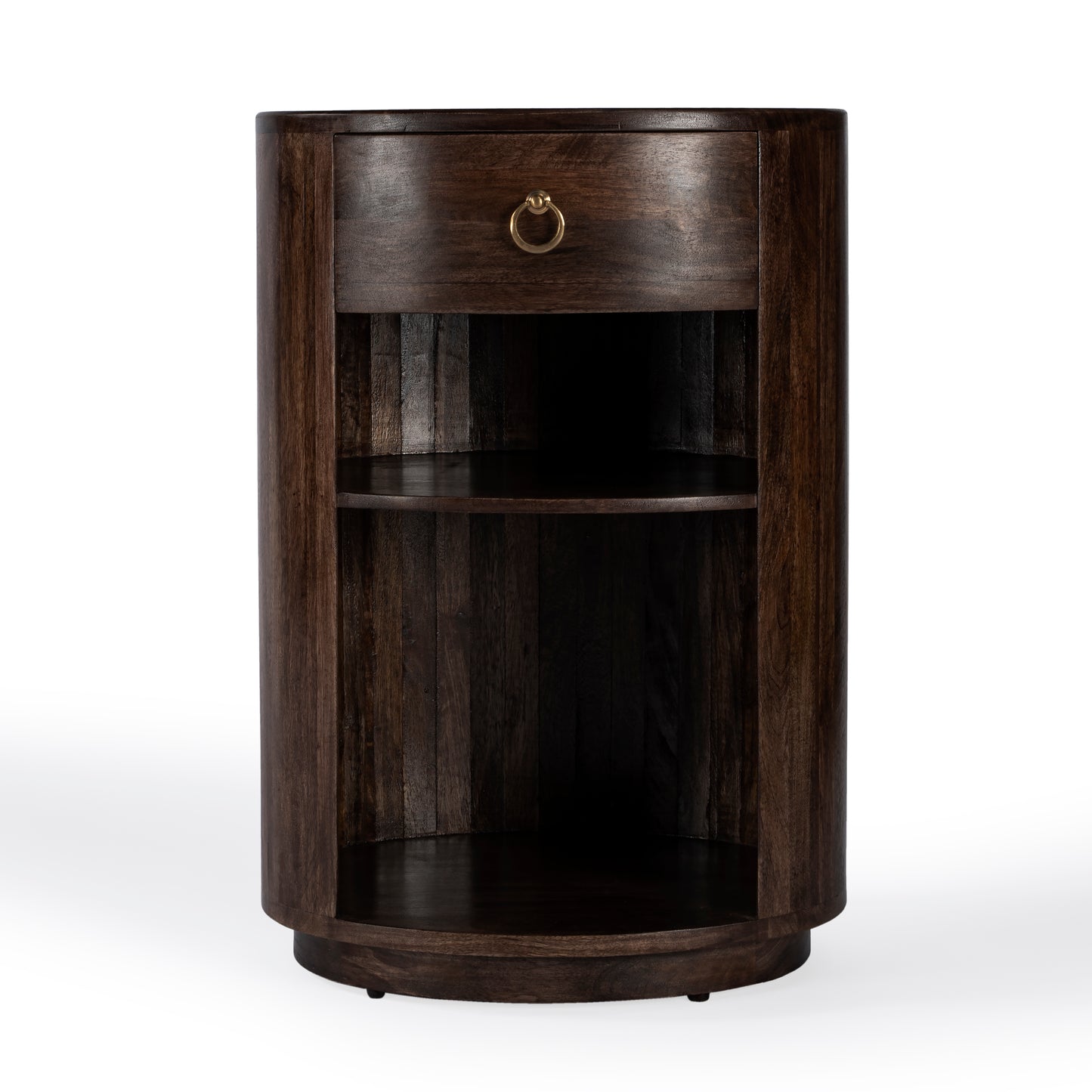 Carnolitta One Drawer End Table in Dark Brown 5595354