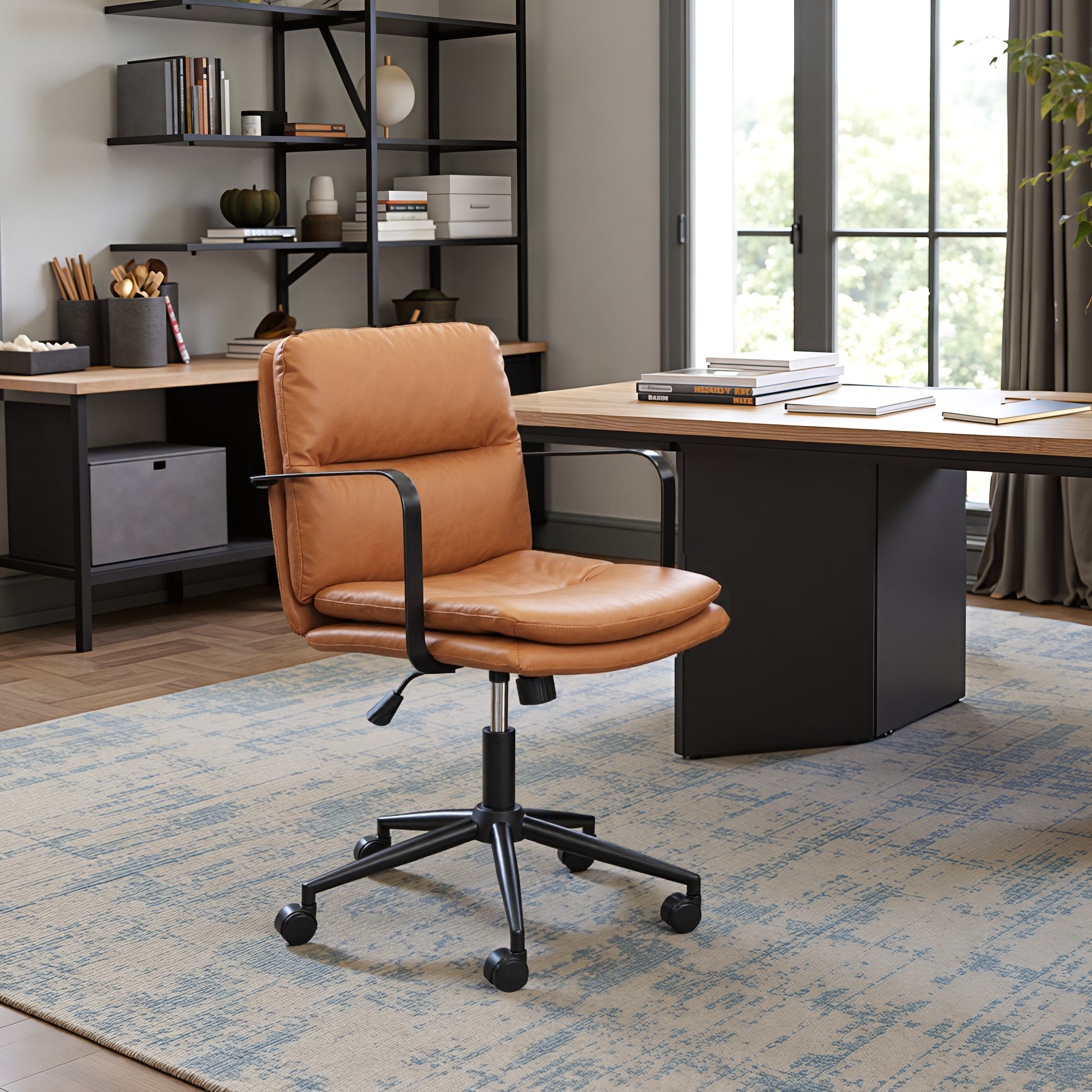 Birao Office Chair Brown - 8