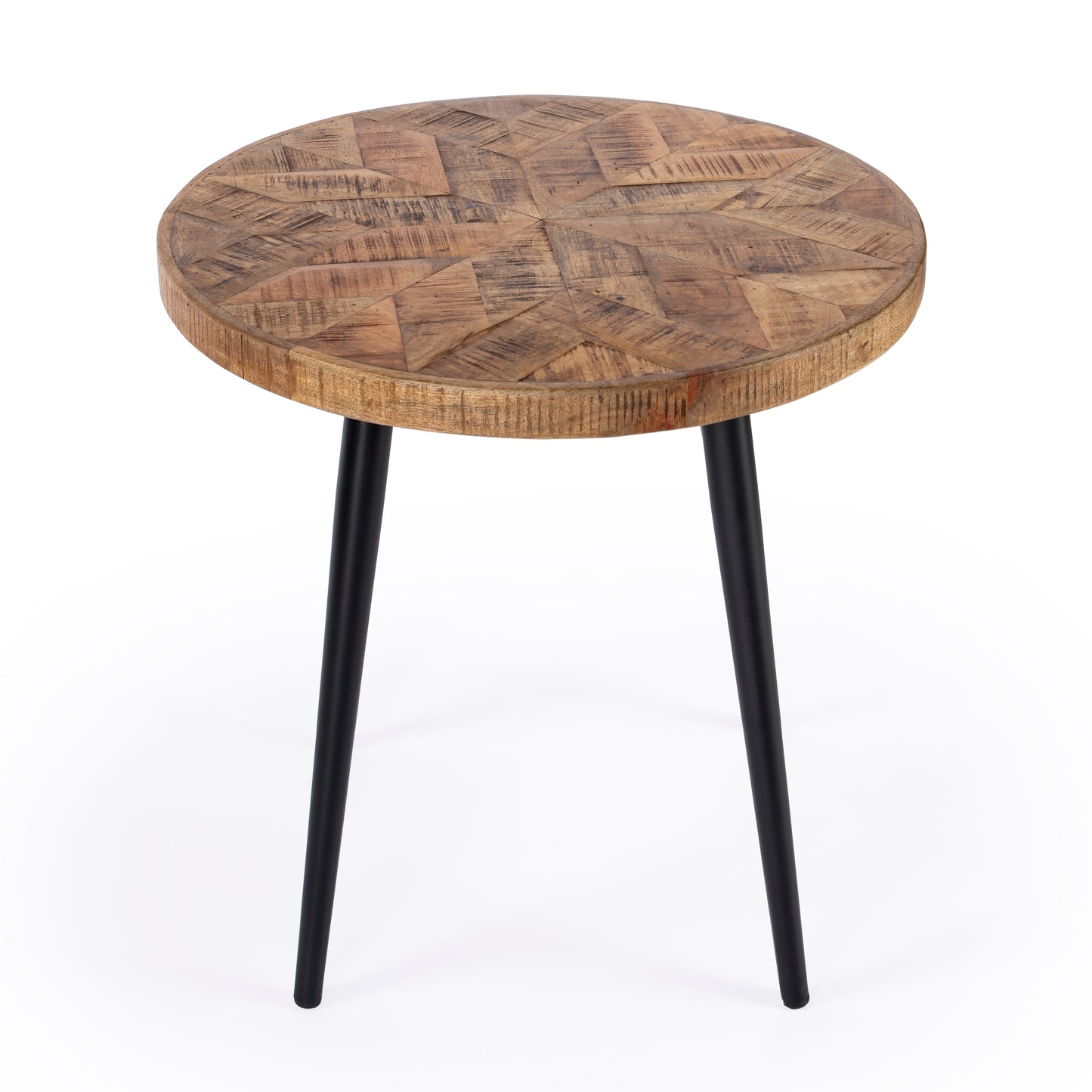 Glarious Round Side Table in Medium Brown 5600140