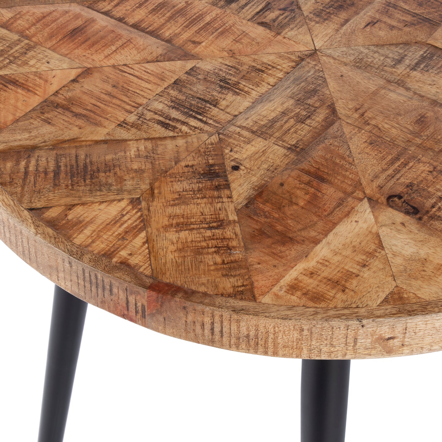 Glarious Round Side Table in Medium Brown 5600140
