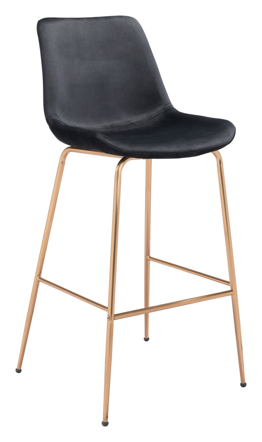 Tony Barstool Black & Gold