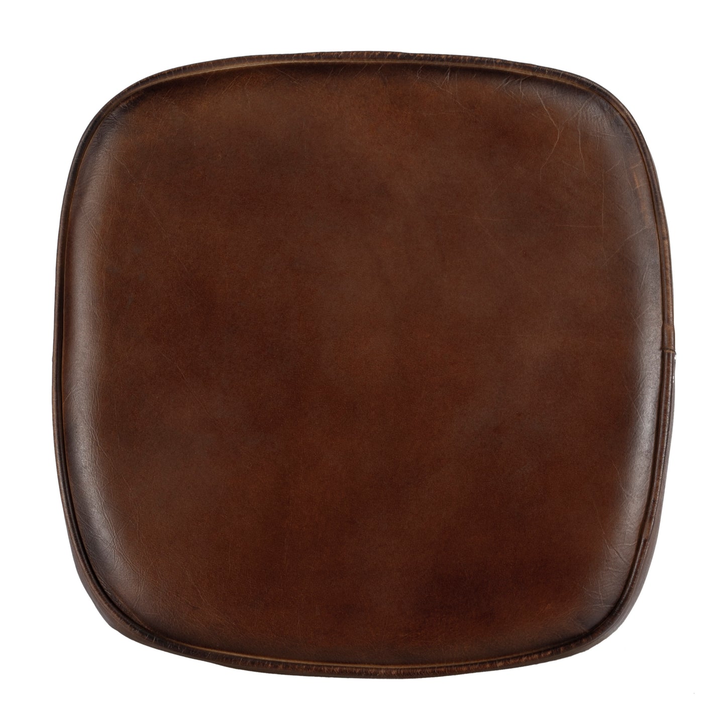 Arlington 26" Square Leather 26" Counter Stool in Medium Brown 5614344