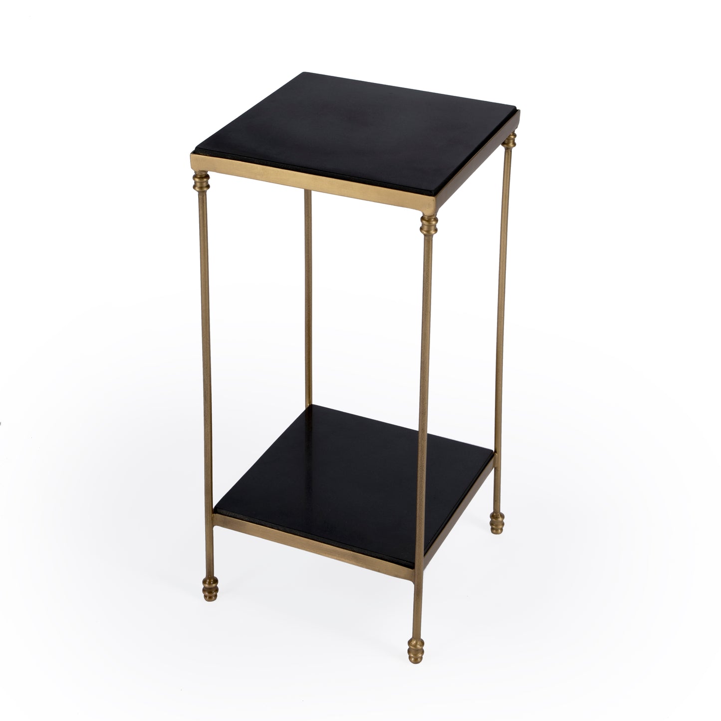 Imogen Iron and Granite Side Table in Black  5619414