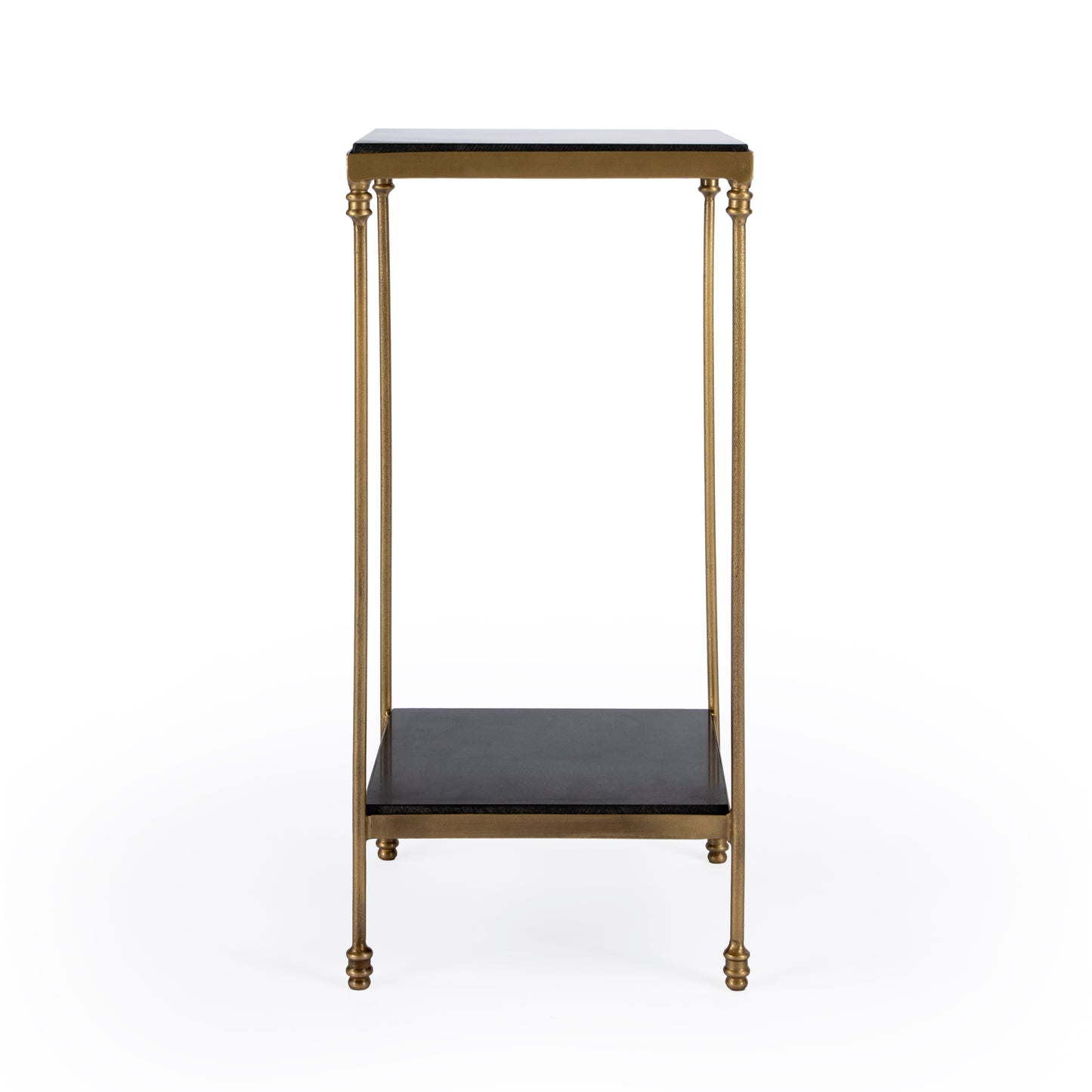 Imogen Iron and Granite Side Table in Black  5619414