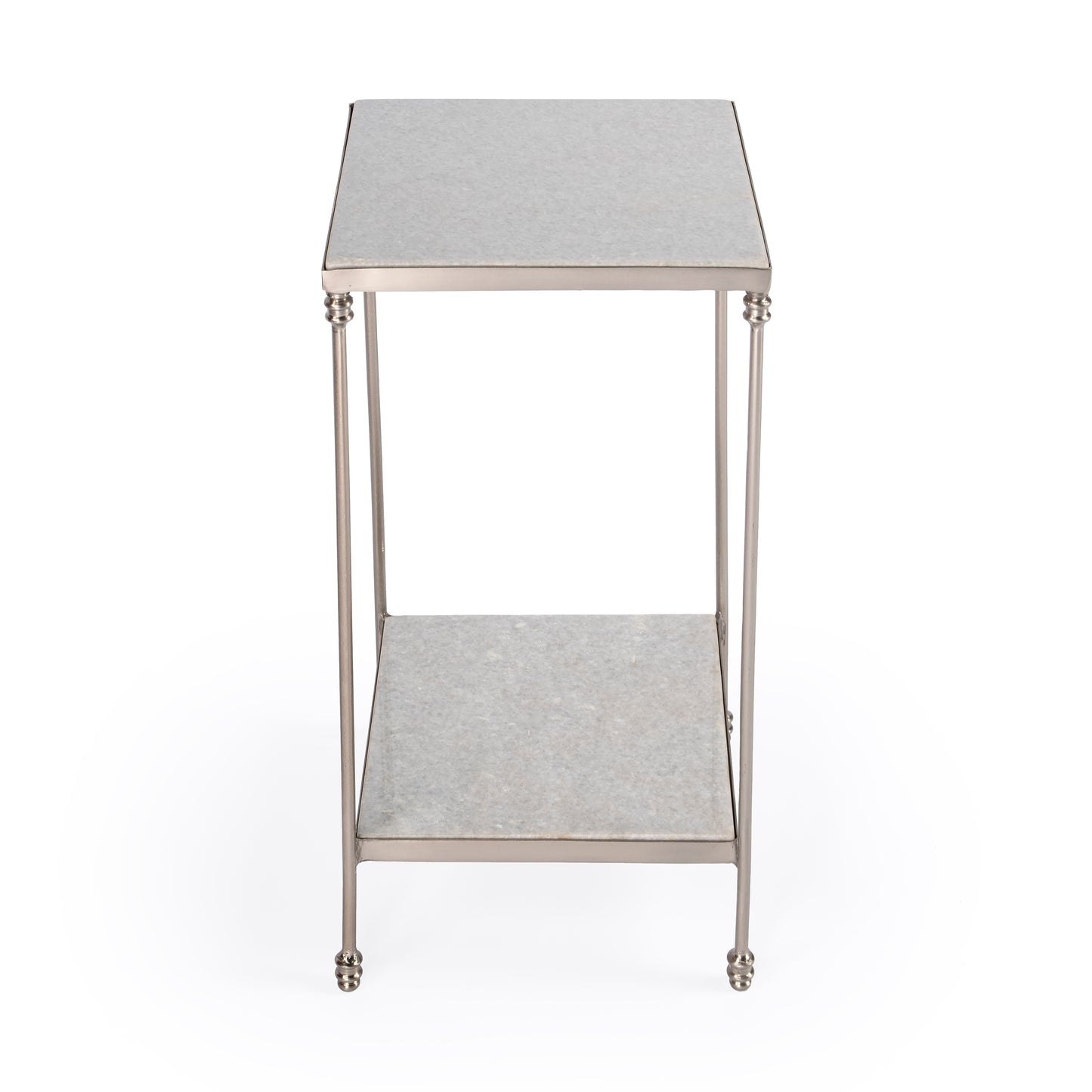 Imogen Marble Side Table in White  5619425