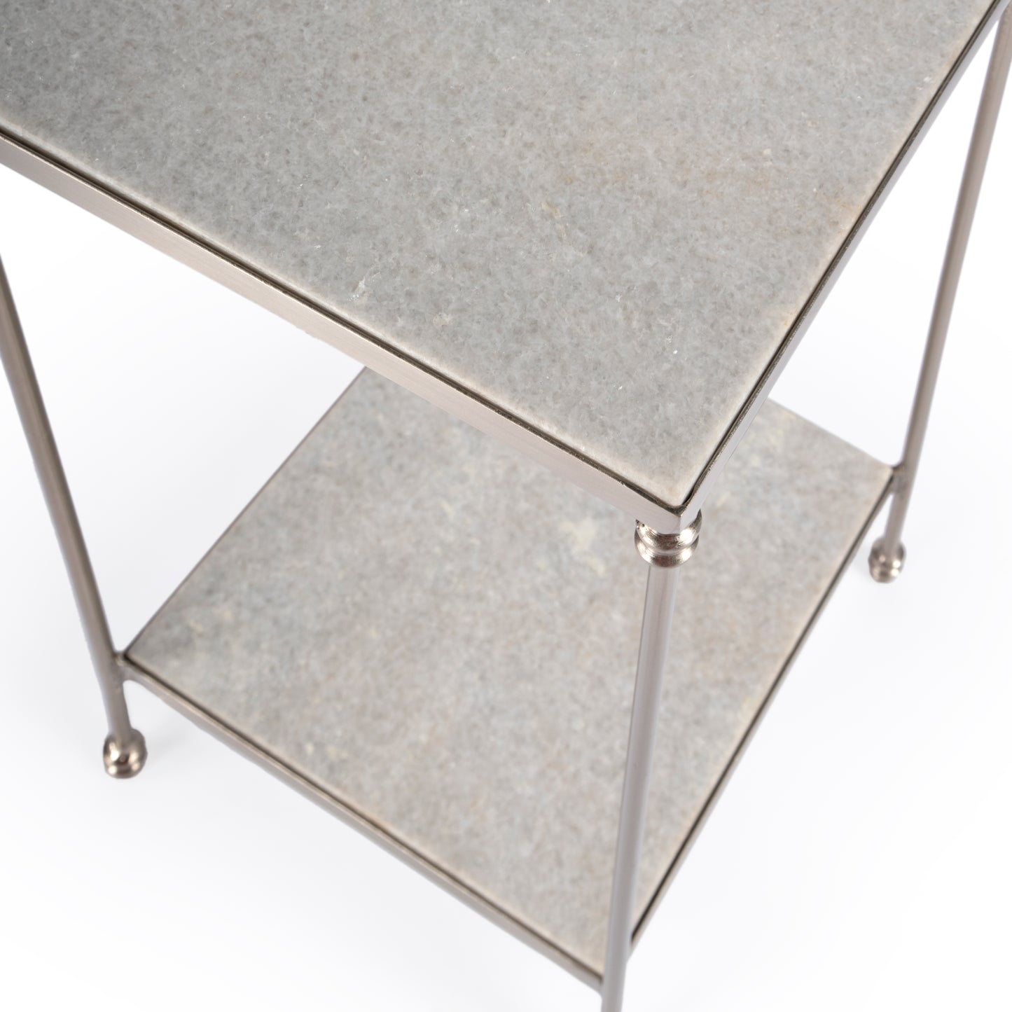 Imogen Marble Side Table in White  5619425