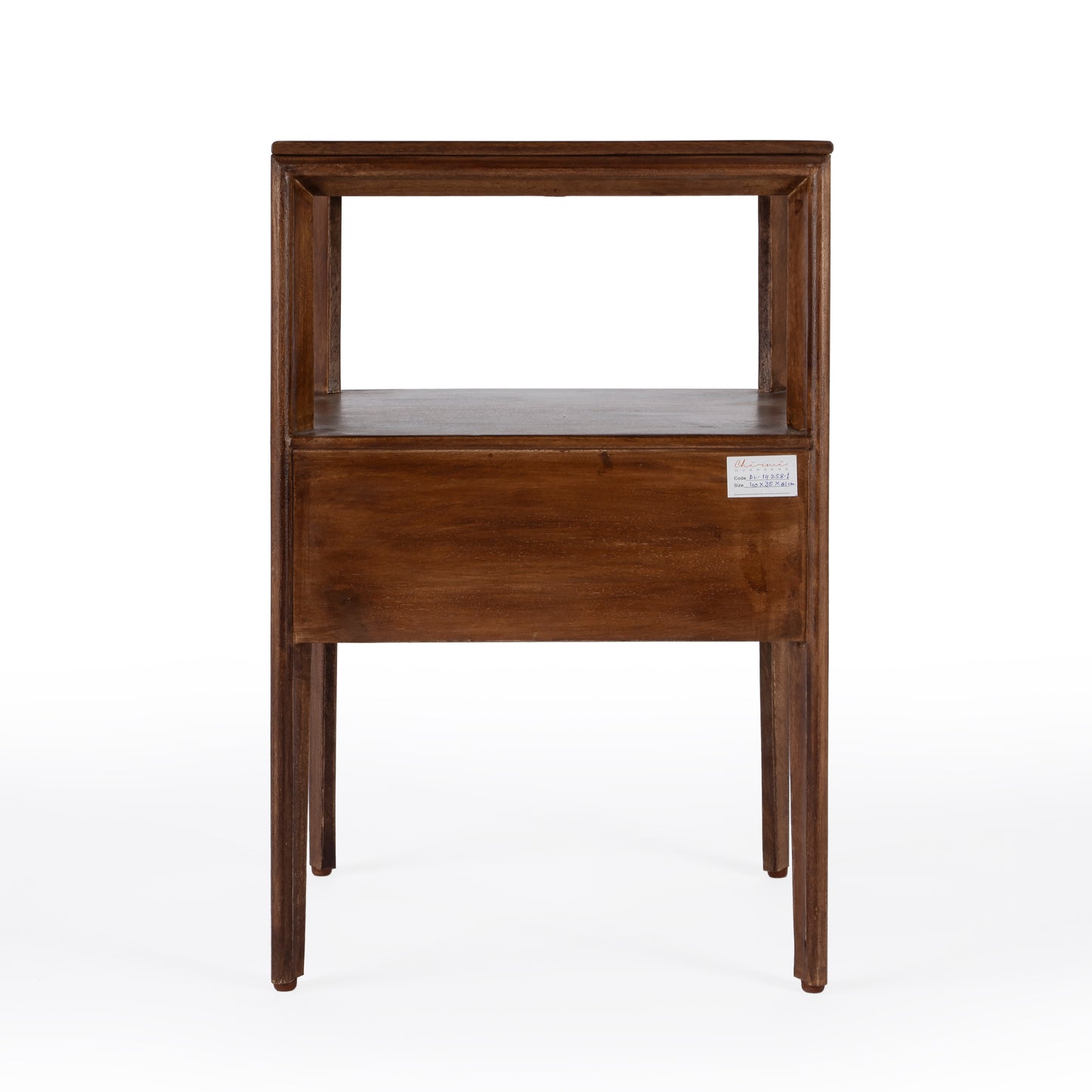 Butler Specialty Company Vardo 16 in. W Rectangular Cane 1 Drawer Nightstand with Top Open Shelf, Multi