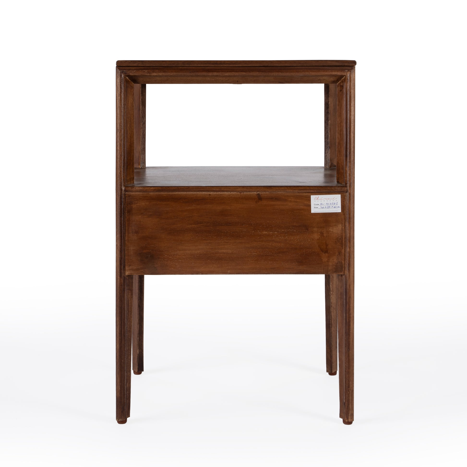 Butler Specialty Company Vardo 16 in. W Rectangular Cane 1 Drawer Nightstand with Top Open Shelf, Multi