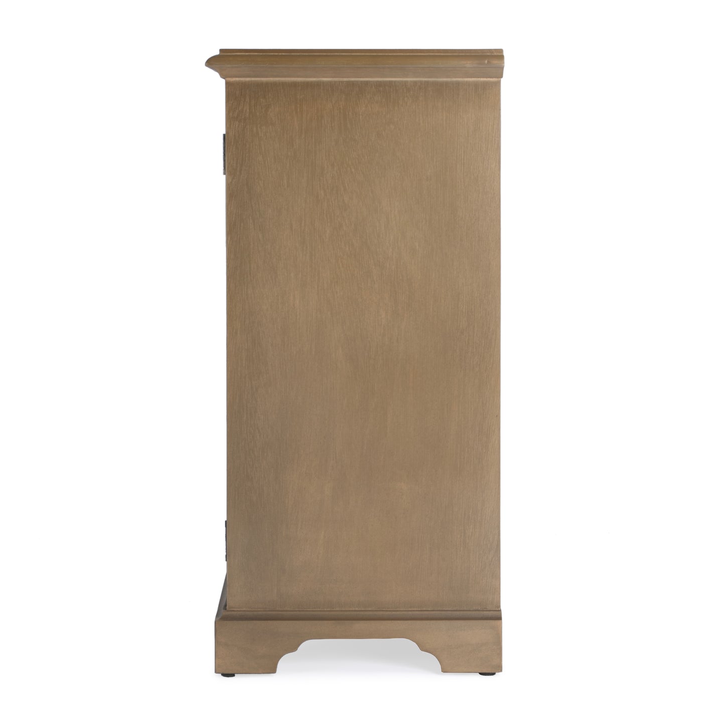Butler Specialty Company Lee 31 in. W Rectangular Wood and Glass 2 Door Accent Storage Cabinet, Light Brown