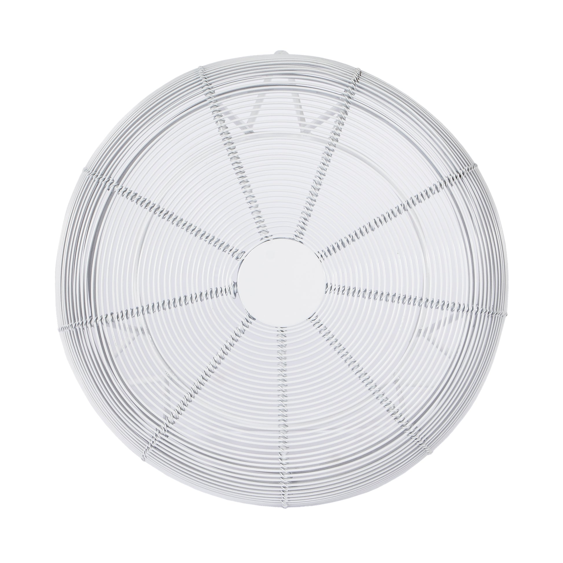 Butler Specialty Company Allen 15 in. W Round Metal Decorative Wire Side Table, White