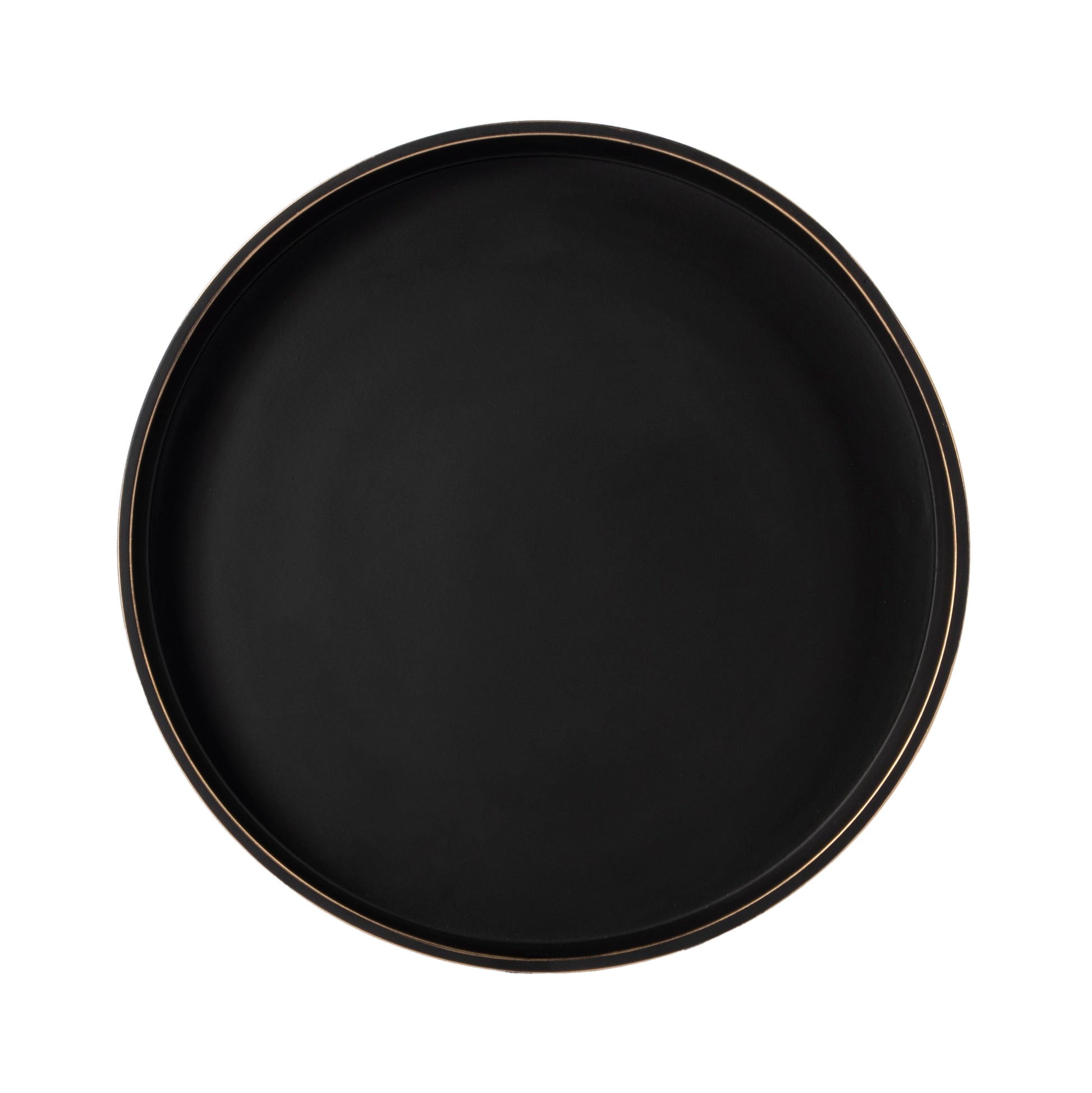 Butler Specialty Company Monique 12 in. W Round Metal Pedestal Side Table, Black