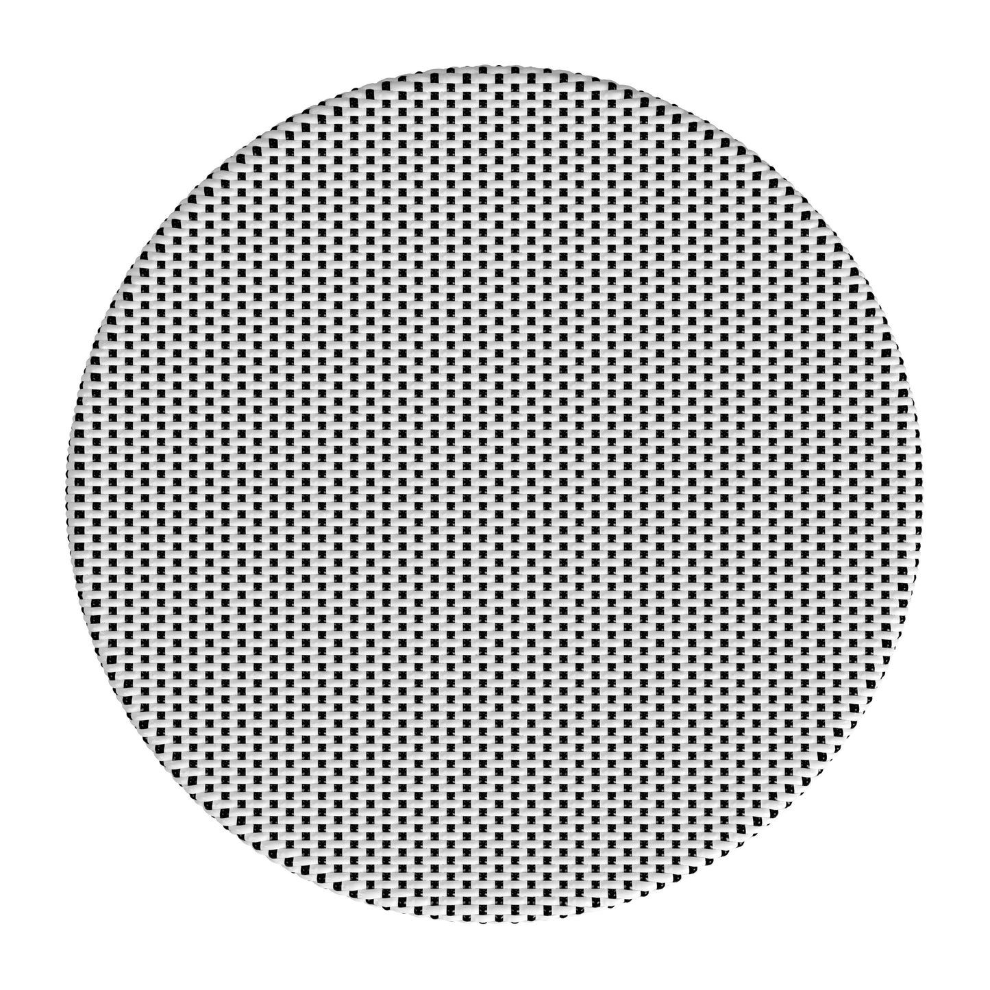 Tobias Outdoor Rattan Round Bistro Table in Black and White 5646434