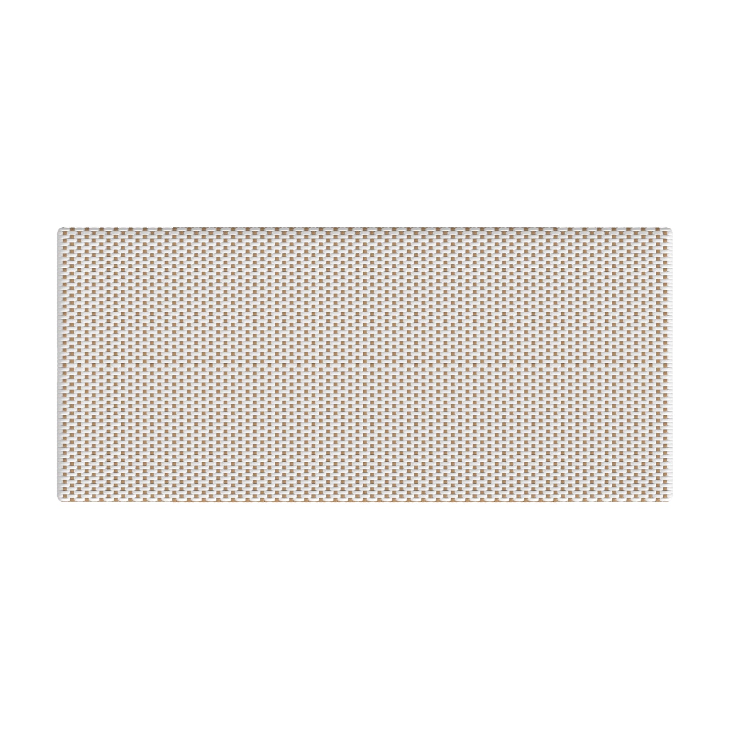 Tobias Outdoor Rattan and Rectangular Dining Bench in Beige and White 5650433