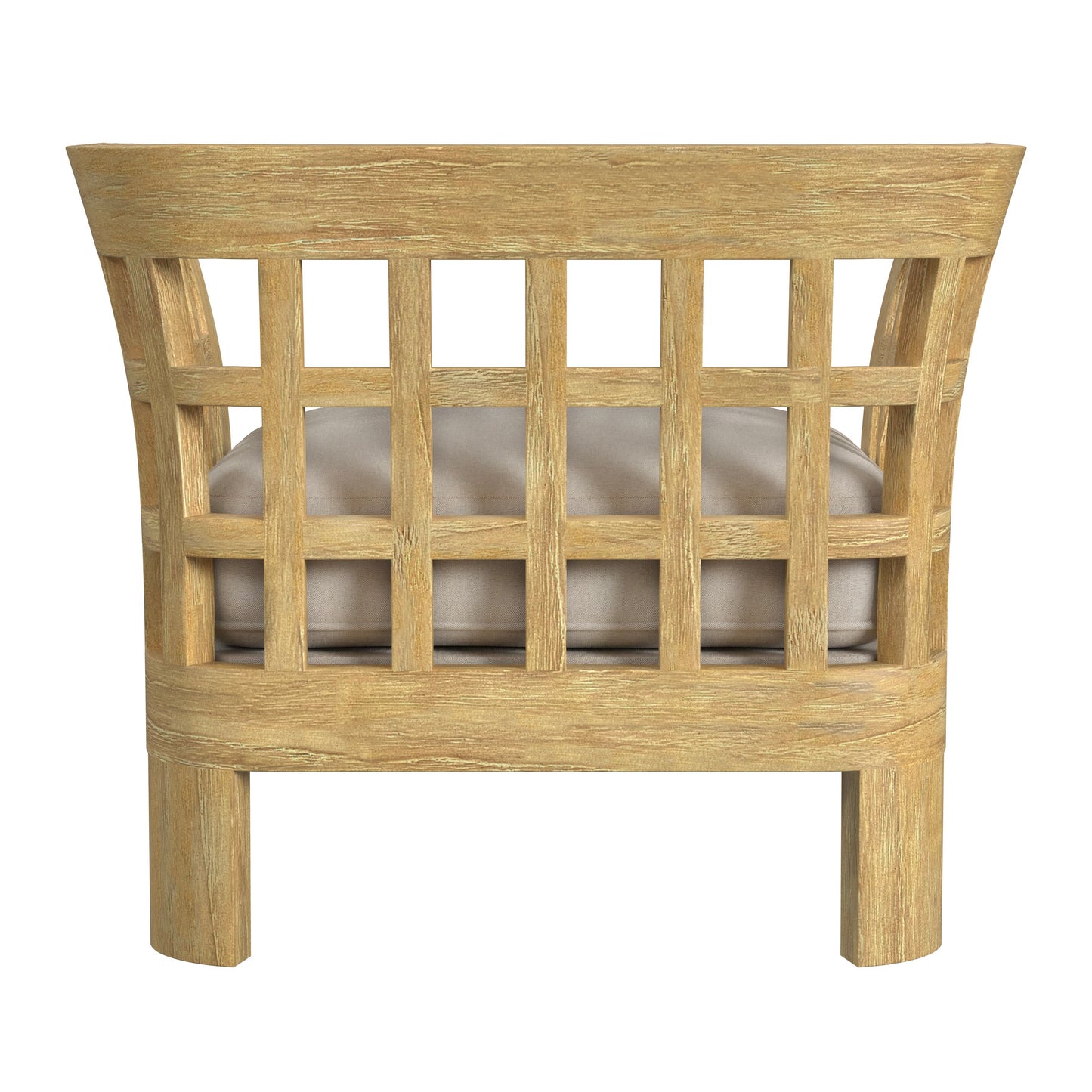 Monhegan Teak Outdoor Lounge Chair in Light Brown 5652436