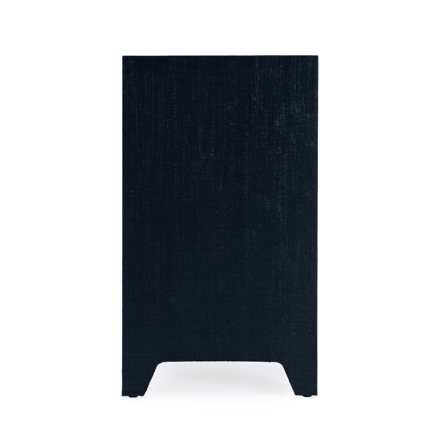 Bar Harbor Raffia 1 Drawer Nightstand in Navy Blue 5669410