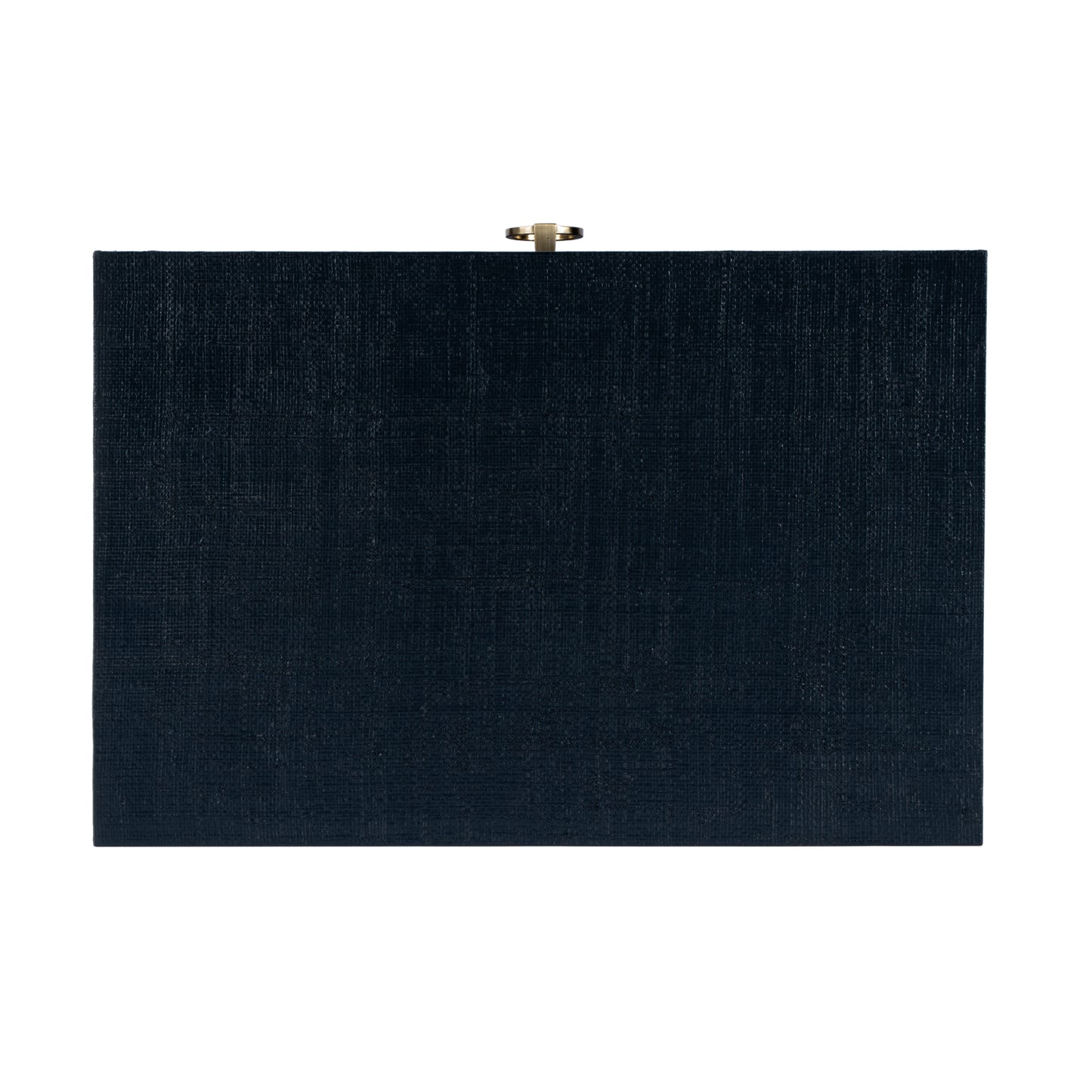 Bar Harbor Raffia 1 Drawer Nightstand in Navy Blue 5669410