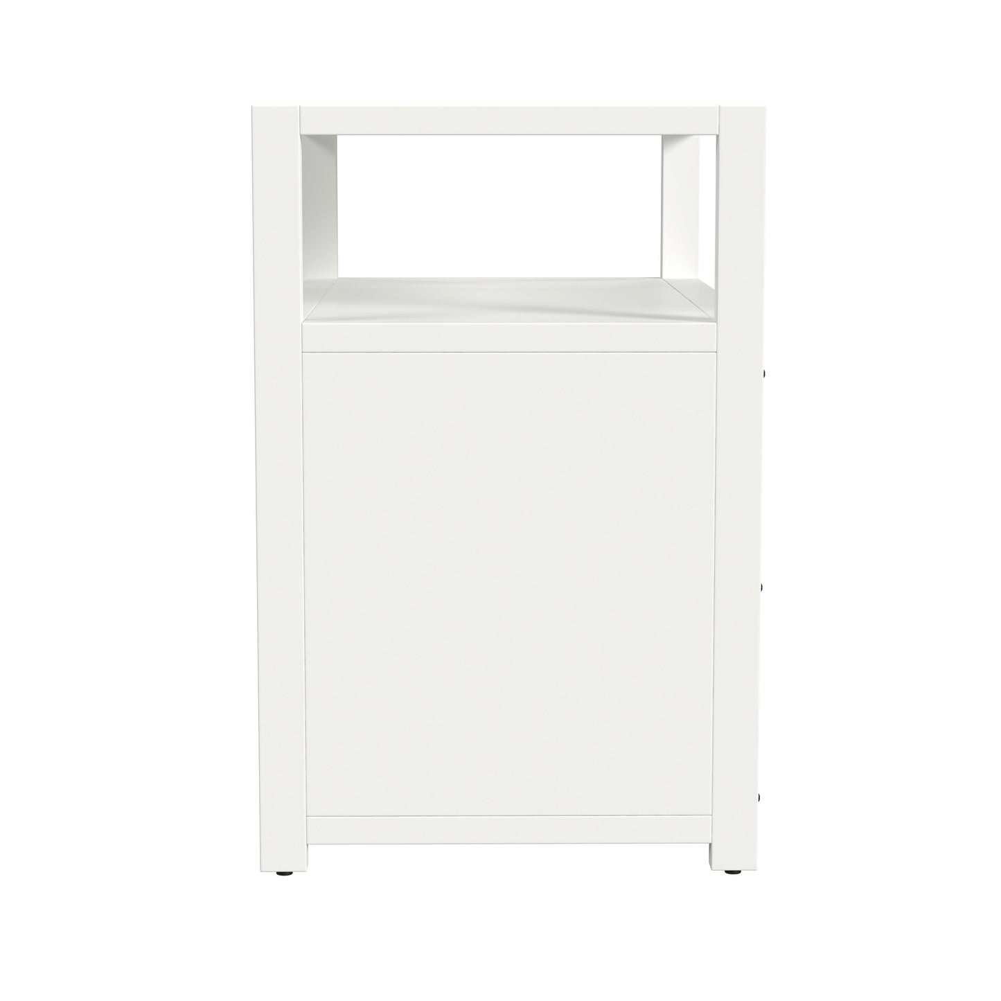Lark 2 Drawer Wide Nightstand in White 5670304