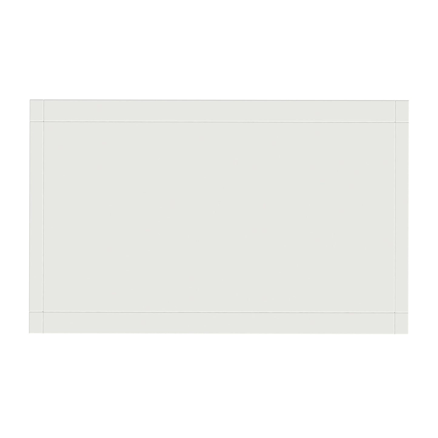 Lark 2 Drawer Wide Nightstand in White 5670304