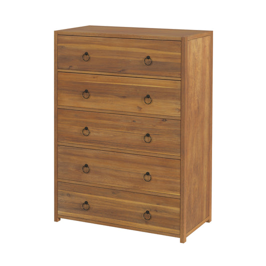 Lark 5 Drawer Dresser in Light Brown 5672312