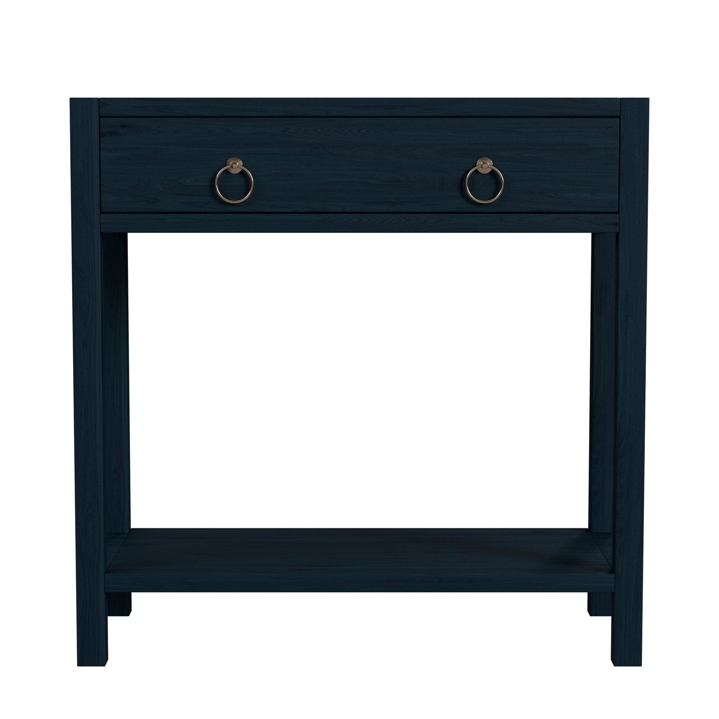 Lark 30" Wood 1-Drawer Nightstand in Navy Blue 5675291