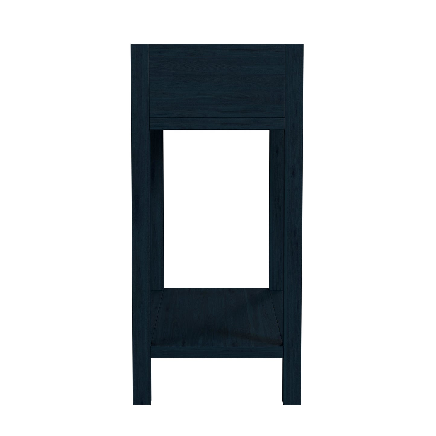 Lark 30" Wood 1-Drawer Nightstand in Navy Blue 5675291