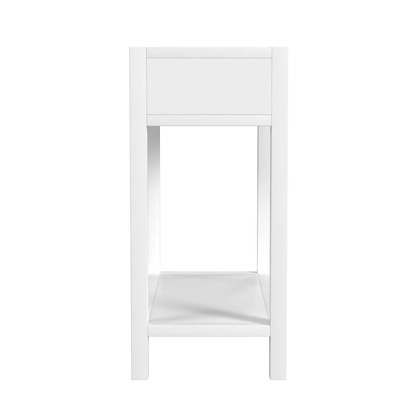 Lark 30" Wood 1-Drawer Nightstand in White 5675304