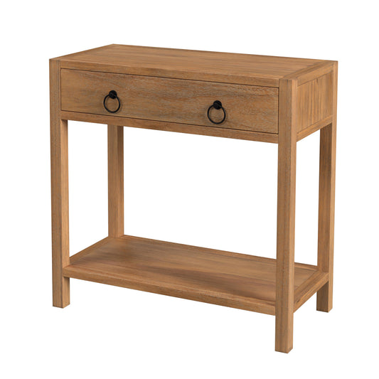 Lark 30" Wood 1-Drawer Nightstand in Light Brown  5675312