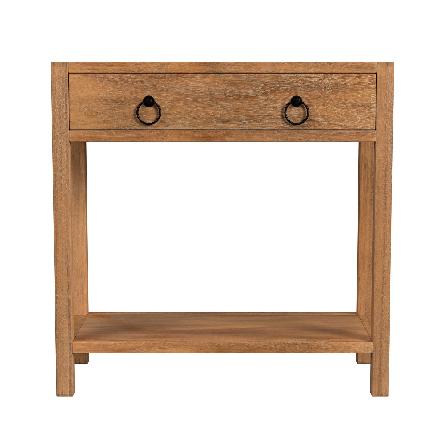 Lark 30" Wood 1-Drawer Nightstand in Light Brown 5675312