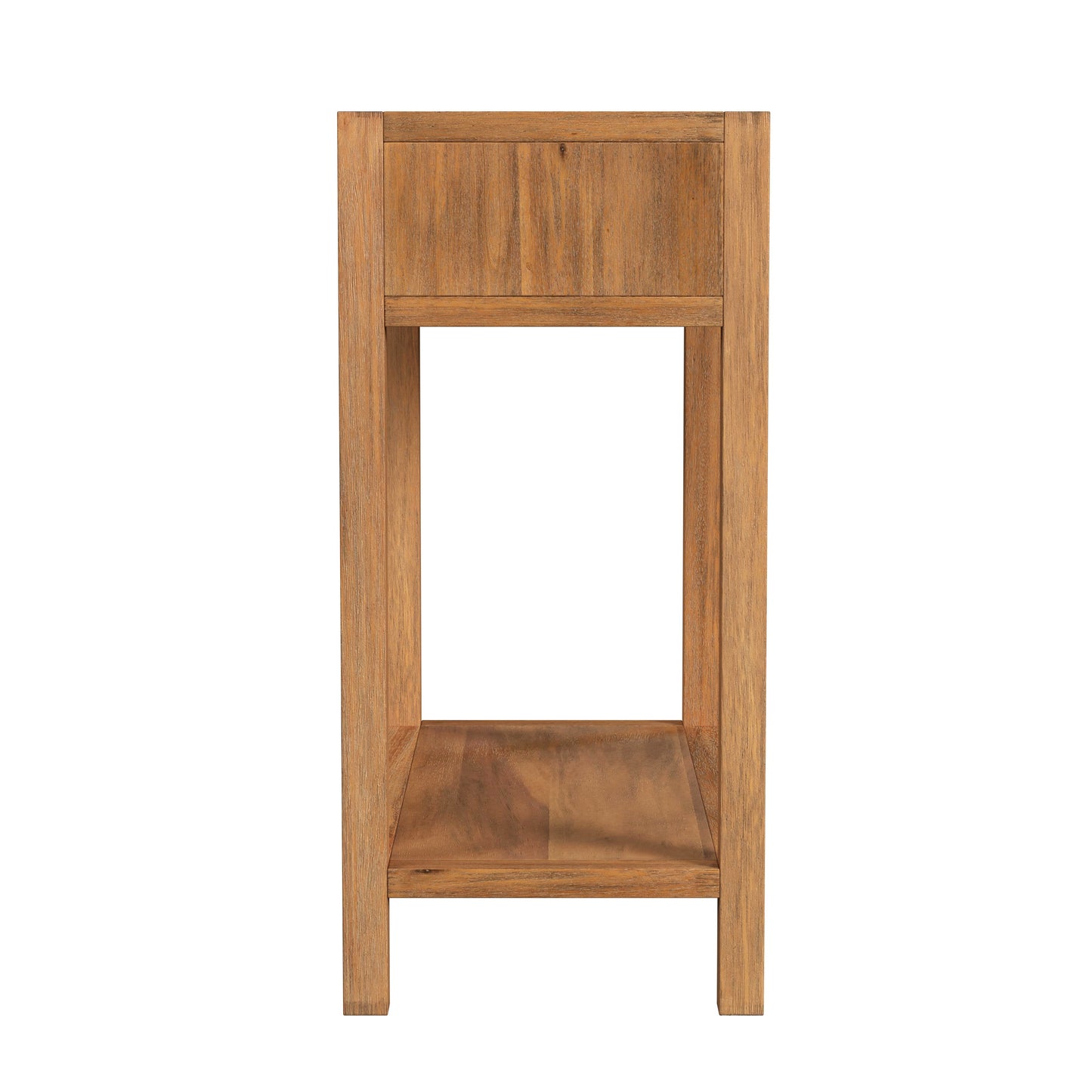 Lark 30" Wood 1-Drawer Nightstand in Light Brown 5675312