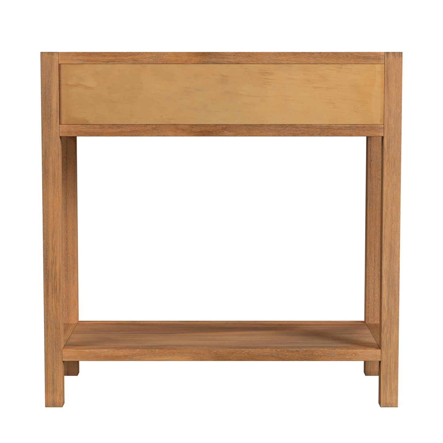 Lark 30" Wood 1-Drawer Nightstand in Light Brown 5675312