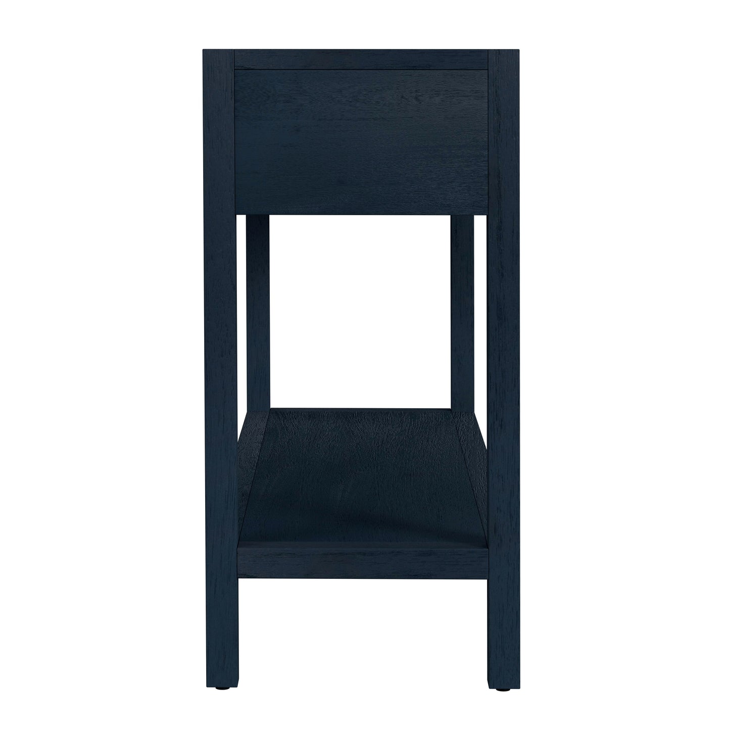 Lark 44" Wood Console Table in Navy Blue 5676291