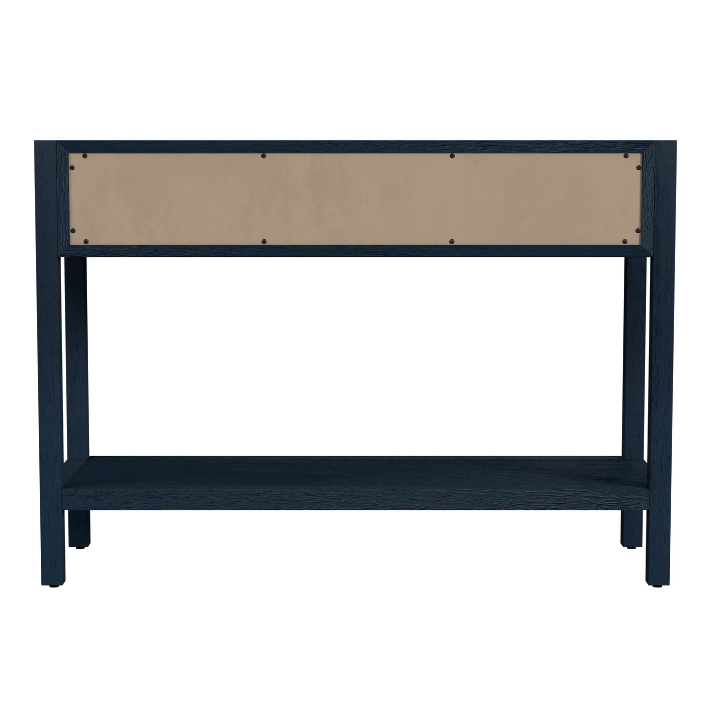 Lark 44" Wood Console Table in Navy Blue 5676291