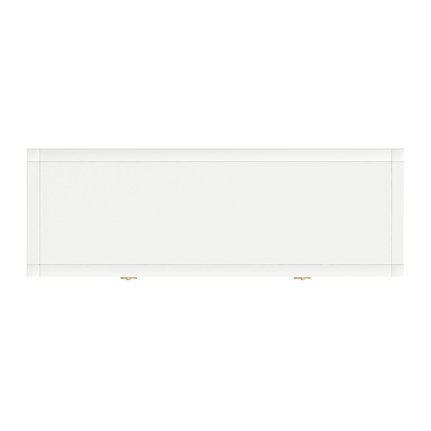 Lark 44" Wood Console Table in White 5676304