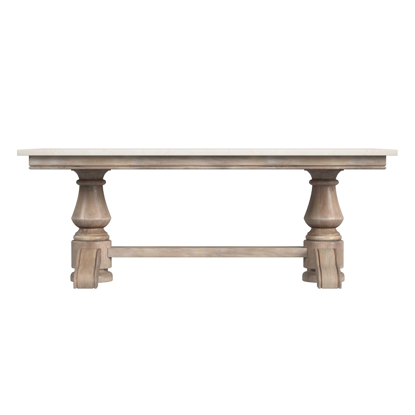 Danielle Marble Coffee Table in Tan/Beige 5692415