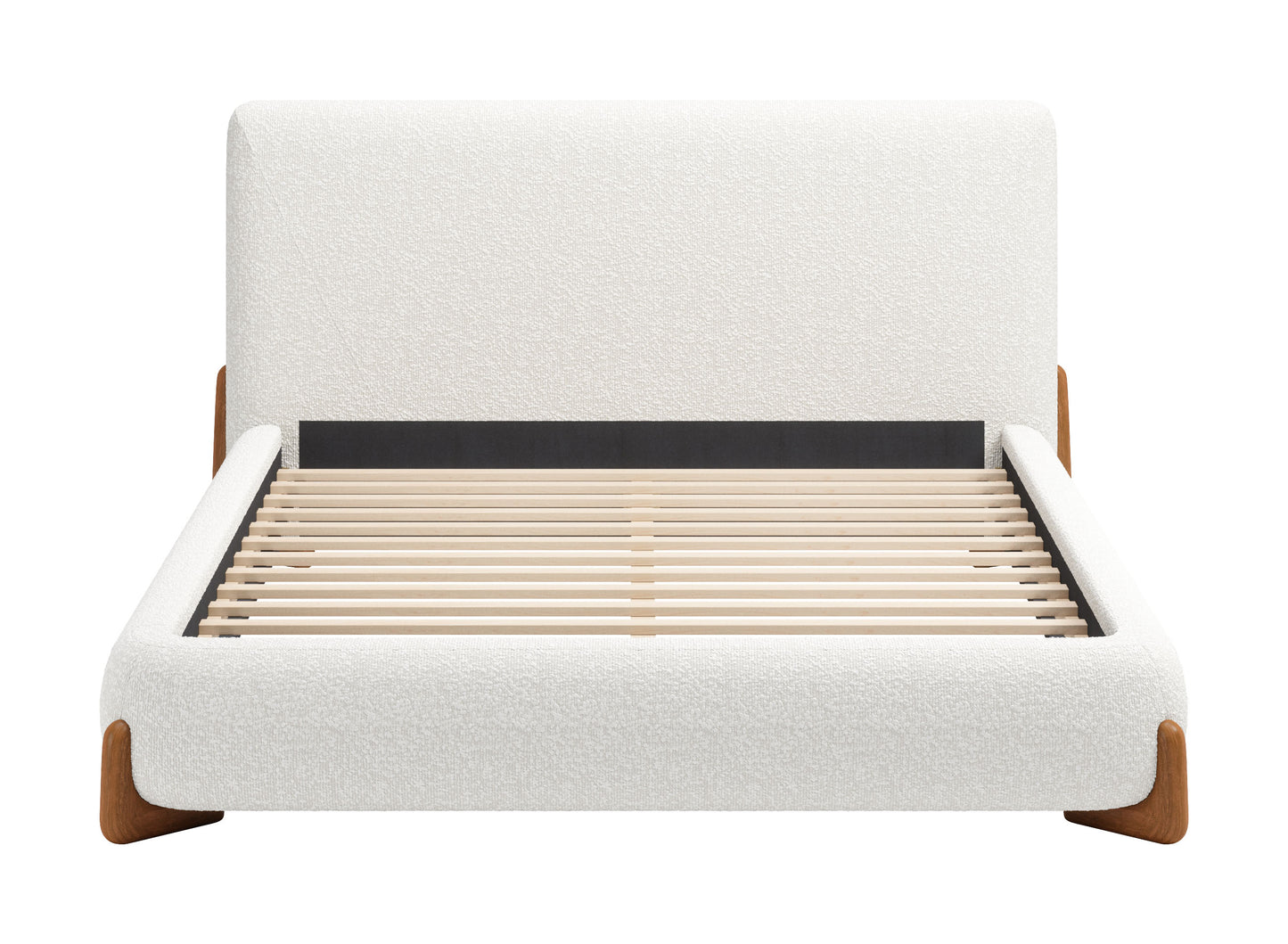 Baris Queen Bed Ivory - 3