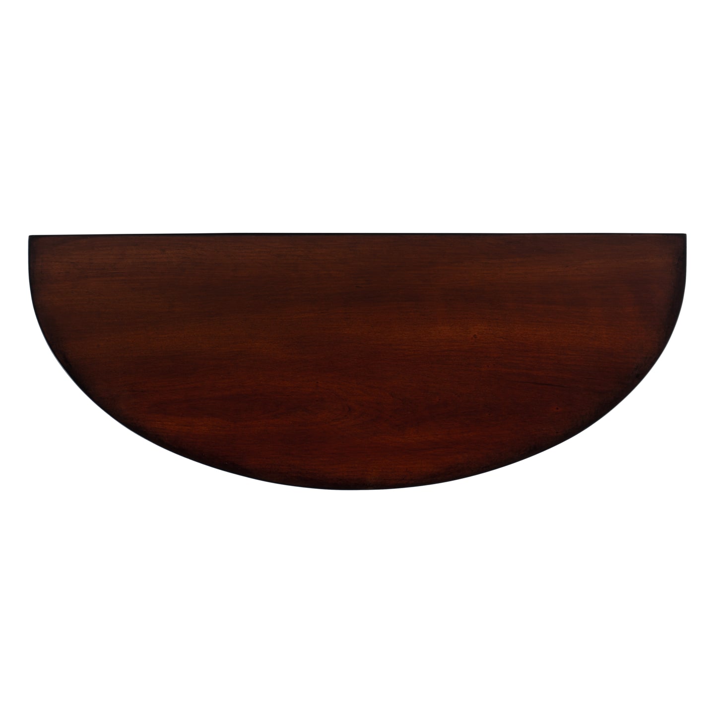 Butler Specialty Company Ingrid 36 in. W Demilune Wood Traditional Console Table, Medium Brown