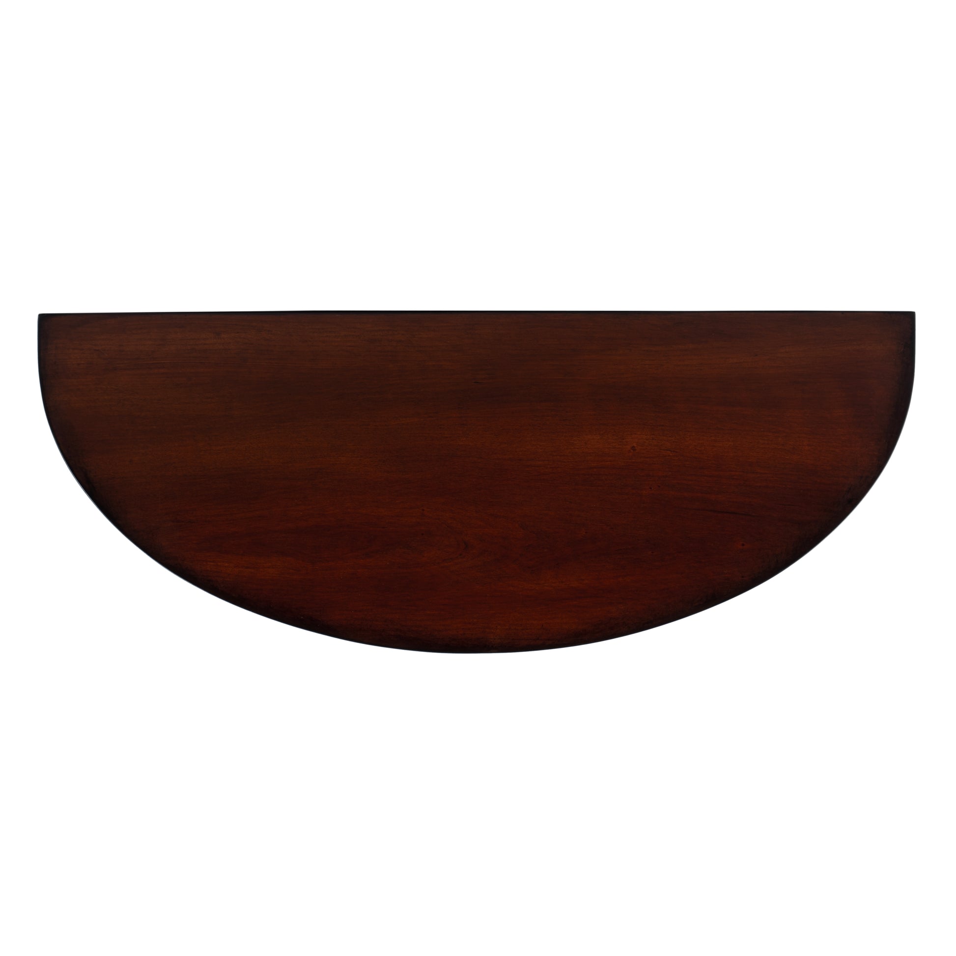 Butler Specialty Company Ingrid 36 in. W Demilune Wood Traditional Console Table, Medium Brown