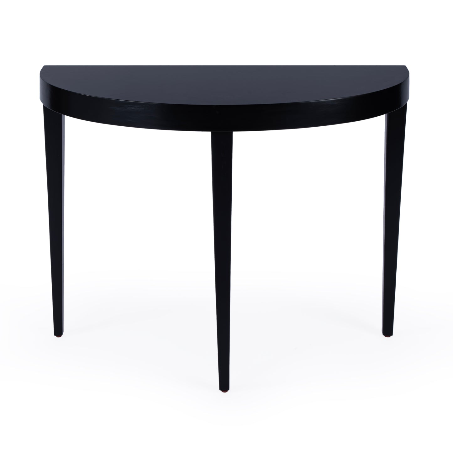 Butler Specialty Company Ingrid 36 in. W Demilune Wood Traditional Console Table, Black