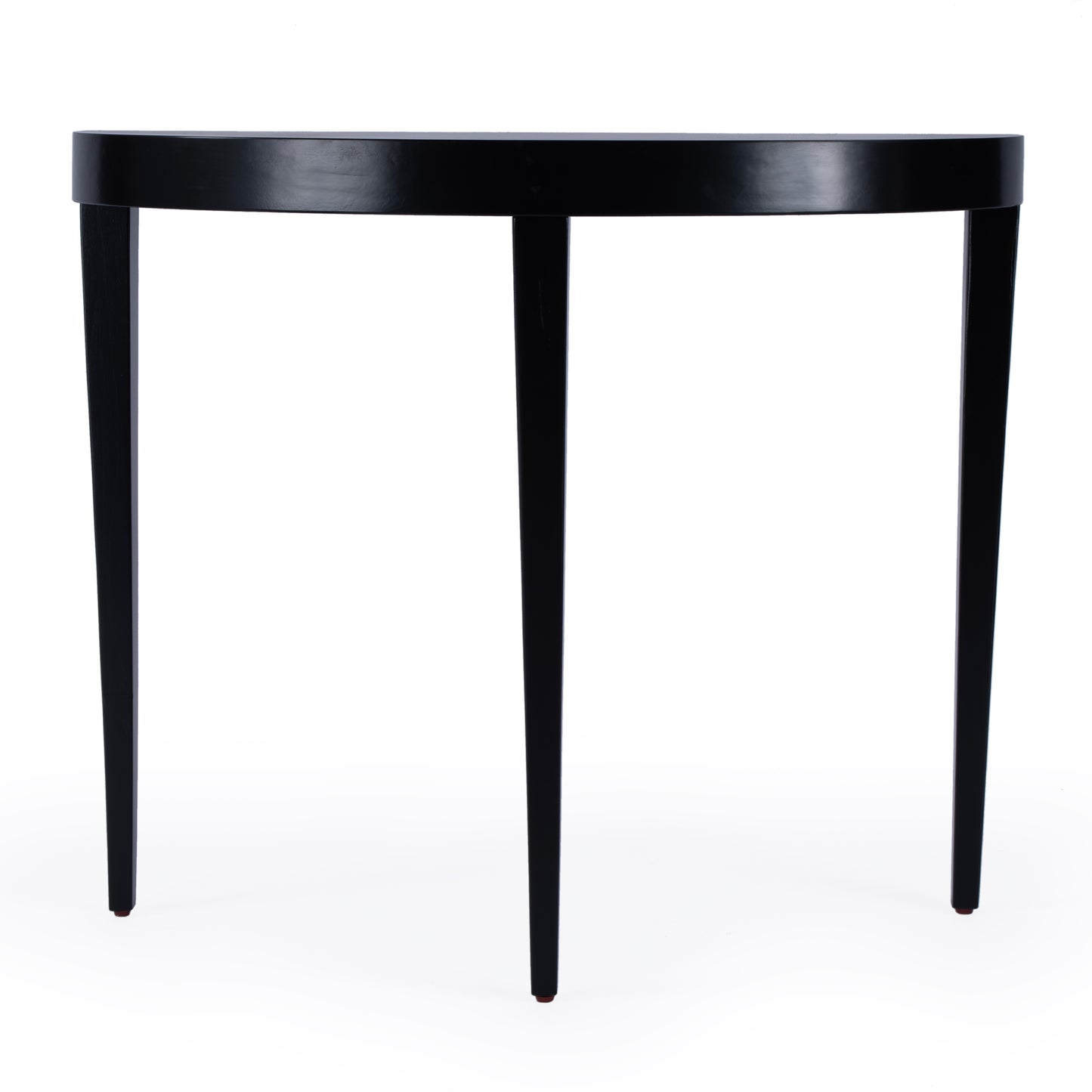 Butler Specialty Company Ingrid 36 in. W Demilune Wood Traditional Console Table, Black