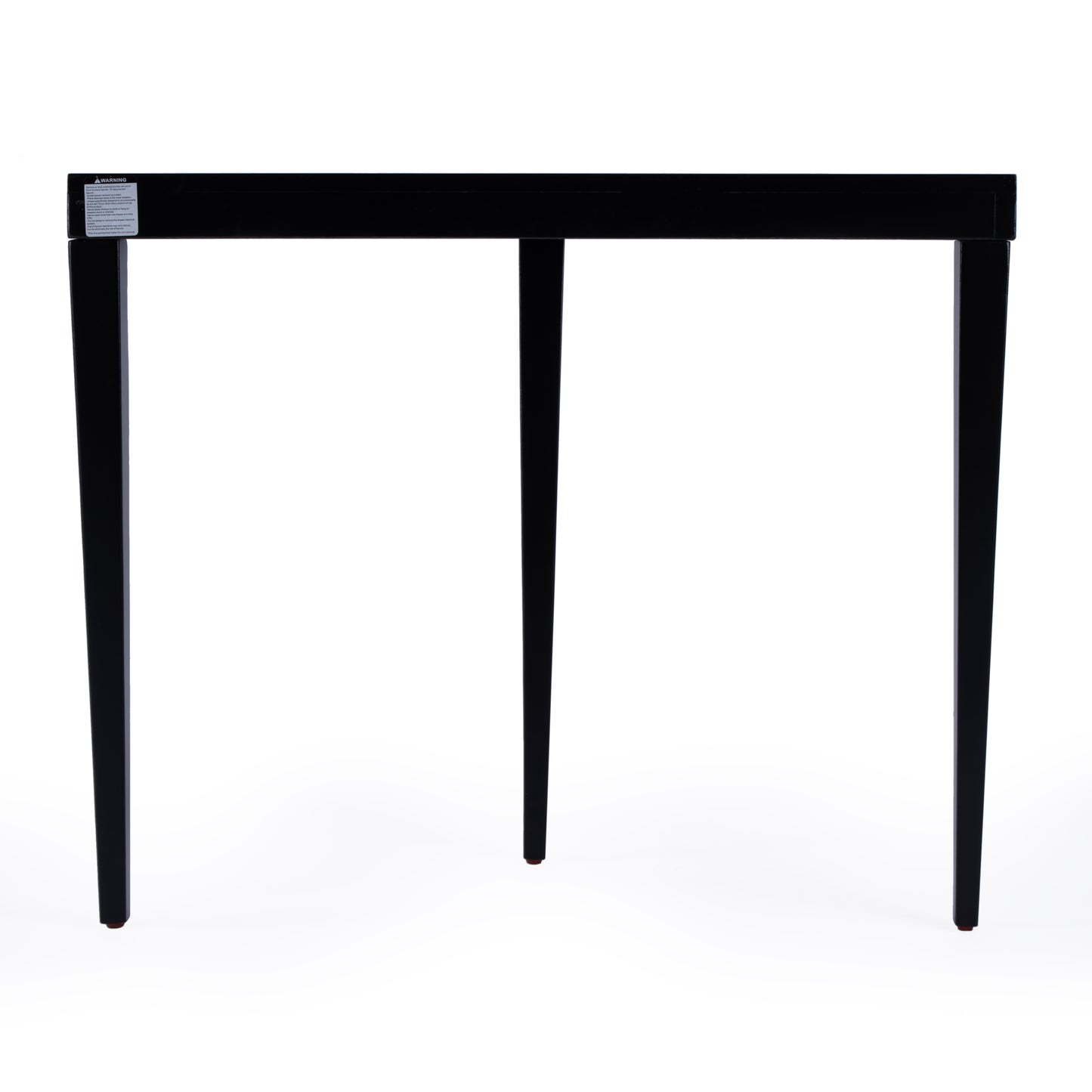 Butler Specialty Company Ingrid 36 in. W Demilune Wood Traditional Console Table, Black