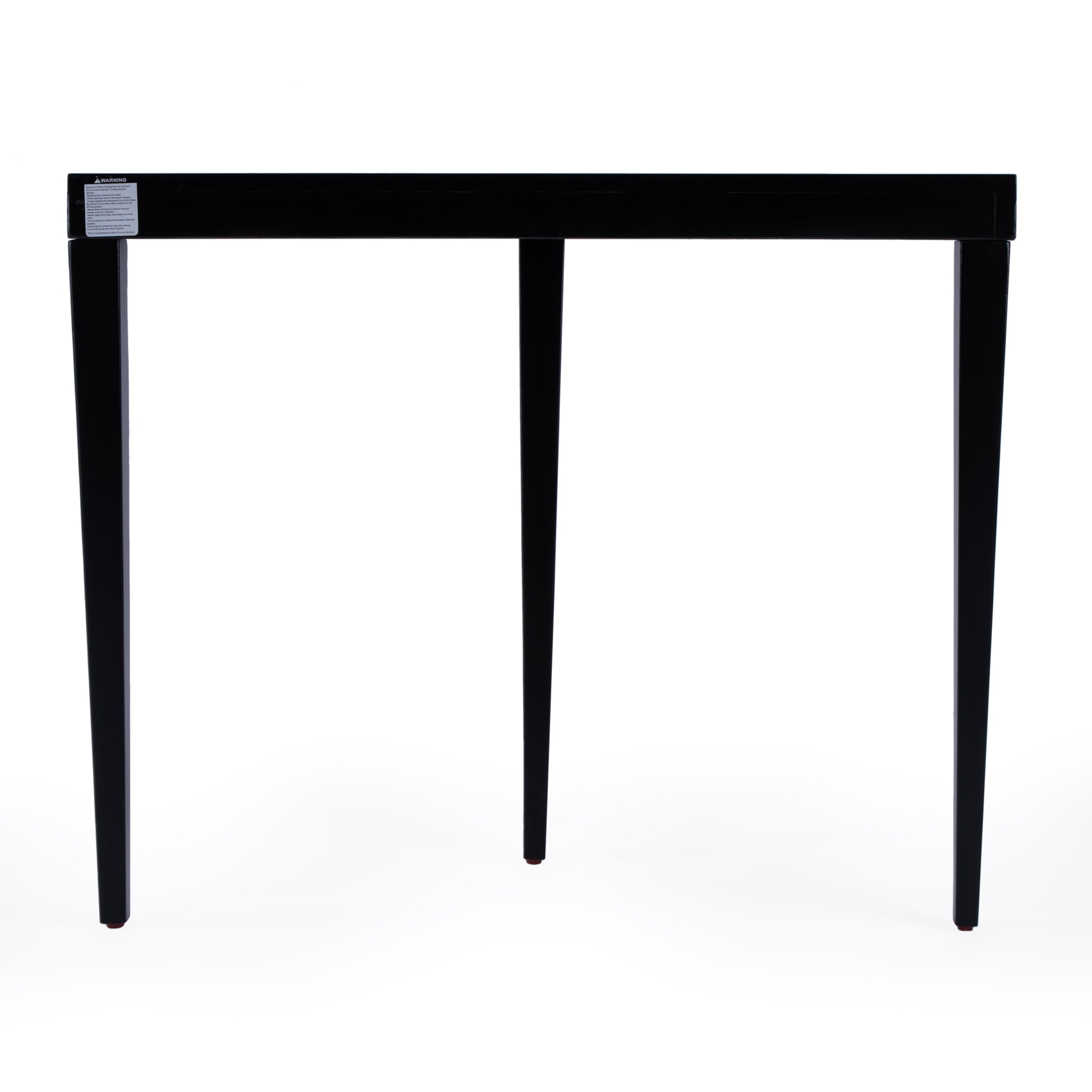 Butler Specialty Company Ingrid 36 in. W Demilune Wood Traditional Console Table, Black