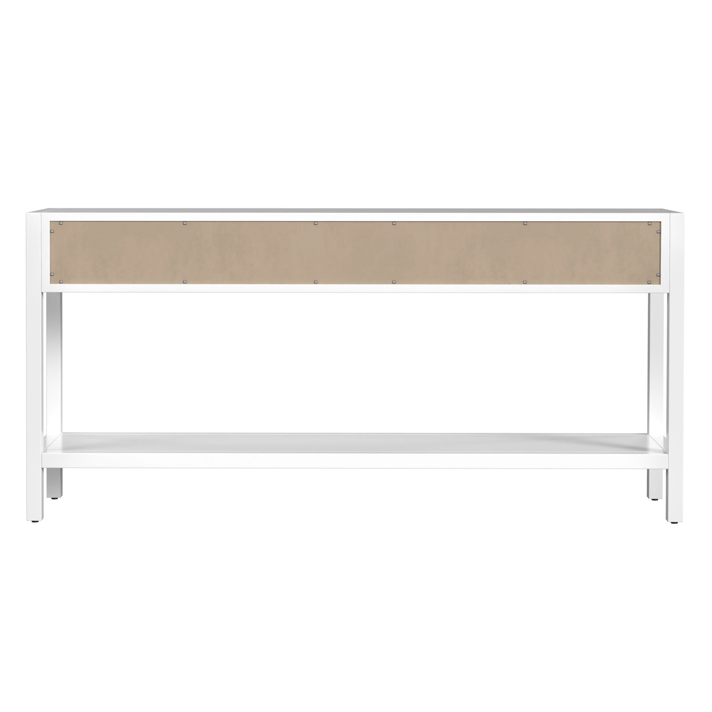 Lark 3 Drawer 65" Console Table in White 5701304