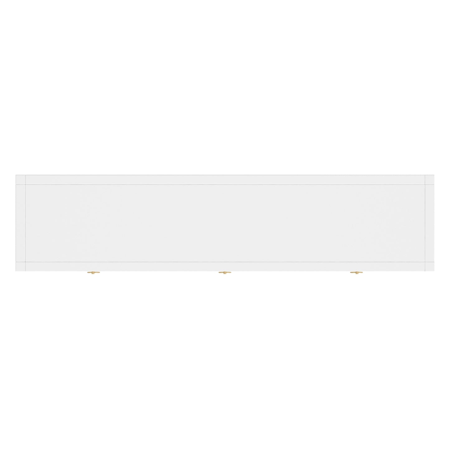 Lark 3 Drawer 65" Console Table in White 5701304