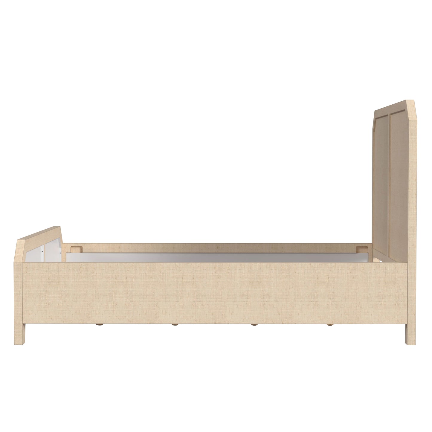 Bar Harbor Queen Raffia Panel Bed in Natural 5706362