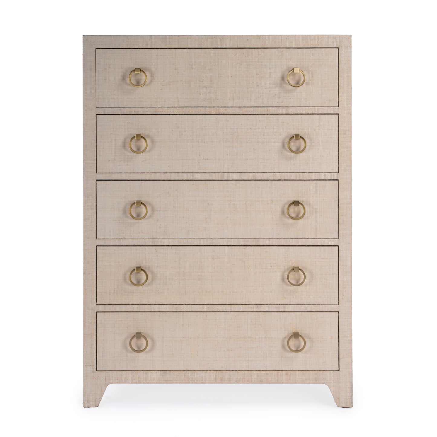 Bar Harbor 5 Drawer Raffia Dresser in Natural 5707362